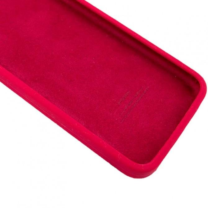 Оригинальный силиконовый чехол для iPhone 7/8 Темно Красный-1