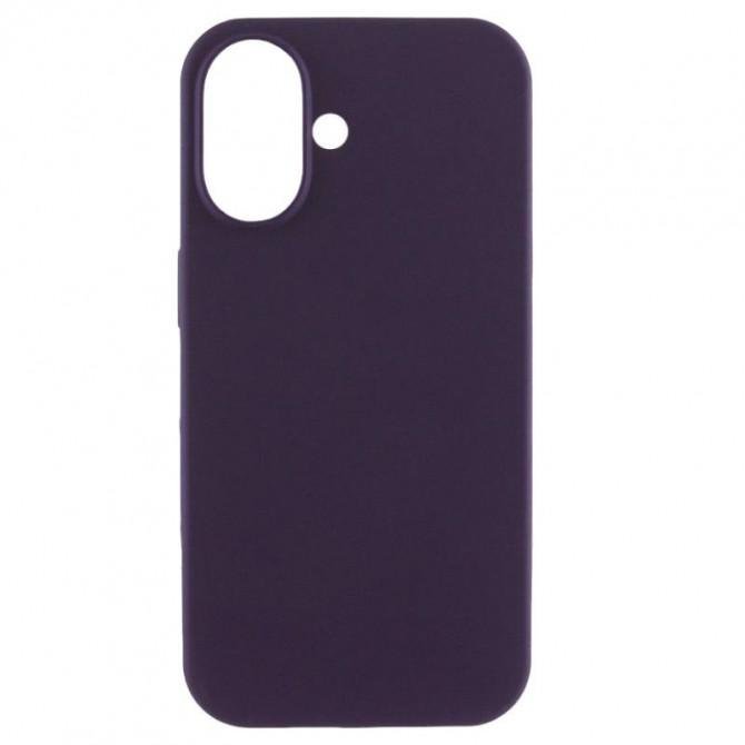 Силіконовий чохол для iPhone 16 Elderberry FULL (NO LOGO)