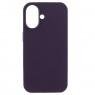 Cиликоновый чехол для iPhone 16 Elderberry FULL (NO LOGO)