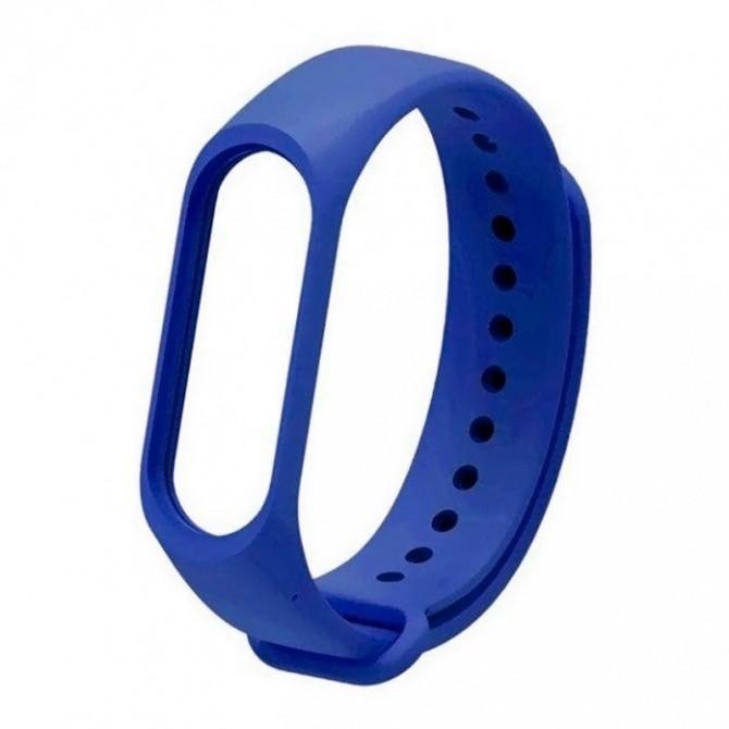 Ремінець для браслета Mi Band 5/6 (Silicon) Indigo