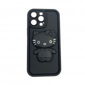 Чехол 3D series for iPhone 14 Pro Hello Kitty Black Чехол 3D series for iPhone 14 Pro Hello Kitty Black