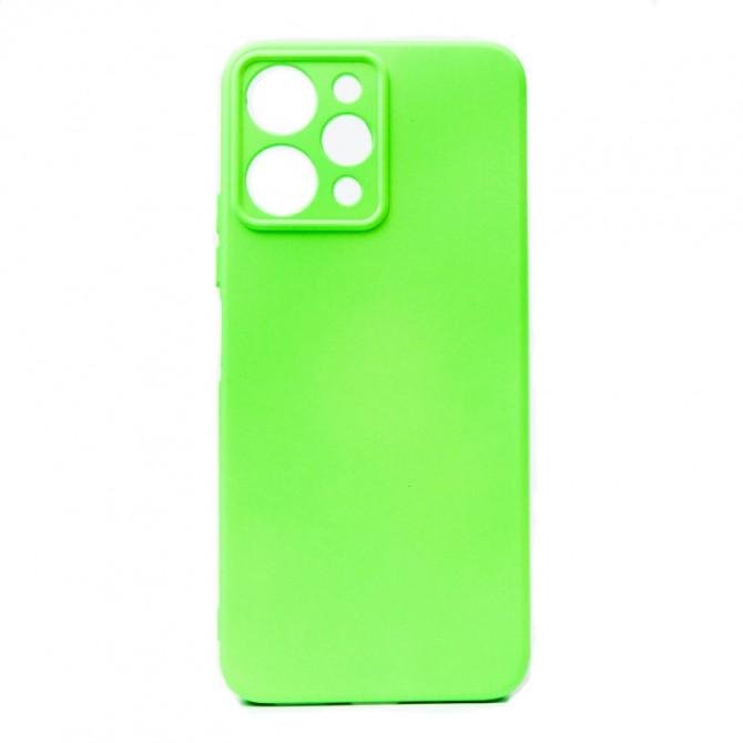 Чехол Original Soft Case Xiaomi Redmi 12 Неоново Зеленый FULL