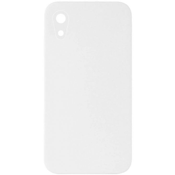 Силіконовий чохол для iPhone XR White FULL (NO LOGO)