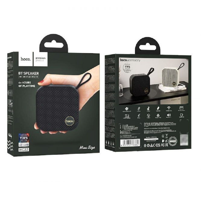 Колонка Bluetooth Hoco HC22 Black-2