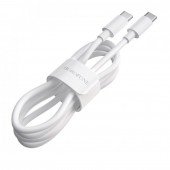Кабель Borofone BX44 High-energy Type-C/Type-C 100W White 2m Кабель Borofone BX44 High-energy Type-C/Type-C 100W White 2m