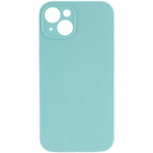 Силиконовый чехол для iPhone 13 Бирюзовый FULL (NO LOGO)