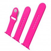 Ремінець для Apple Watch 38/40mm Sport Band 3 pcs (S/M & M/L) Barbie Pink Ремінець для Apple Watch 38/40mm Sport Band 3 pcs (S/M & M/L) Barbie Pink