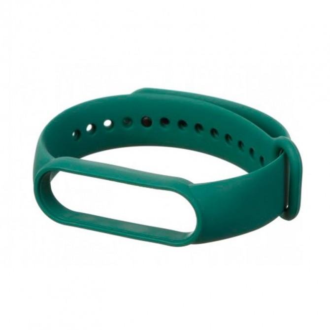 Ремінець для браслета Mi Band 5/6 (Silicon) Dark Green-1