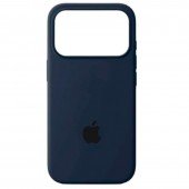 Силиконовый чехол для iPhone 17 Pro Max Midnight Blue FULL Силиконовый чехол для iPhone 17 Pro Max Midnight Blue FULL