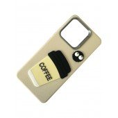 Чехол TPU Leather Toys для Xiaomi Redmi Note 13 4G (Coffee / Sand) Чехол TPU Leather Toys для Xiaomi Redmi Note 13 4G (Coffee / Sand)