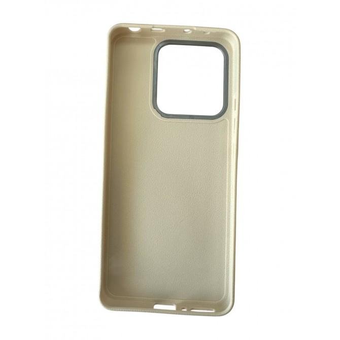 Чехол TPU Leather Toys для Xiaomi Redmi Note 13 4G (Coffee / Sand)-3