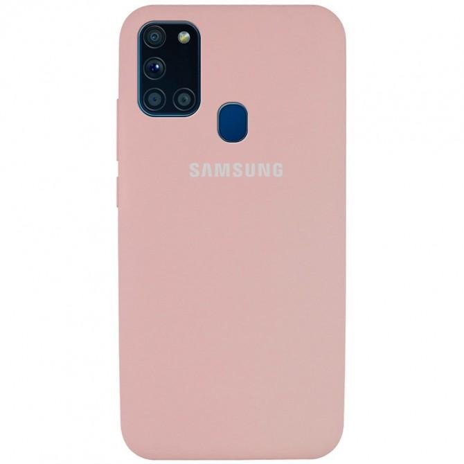 Чохол накладка Original Soft Case Samsung A217 Galaxy A21s Бежевий FULL