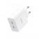 Мережевий зарядний пристрій 2Type-C Hoco C108A Leader PD35W White