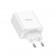 Мережевий зарядний пристрій 2Type-C Hoco C108A Leader PD35W White
