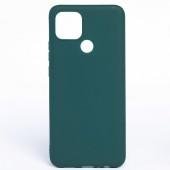 Силиконовый чехол Candy для Oppo A15S/ A15 Темно Зеленый