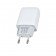 Сетевое зарядное устройство XO L57 2.4A/2USB + MicroUSB White