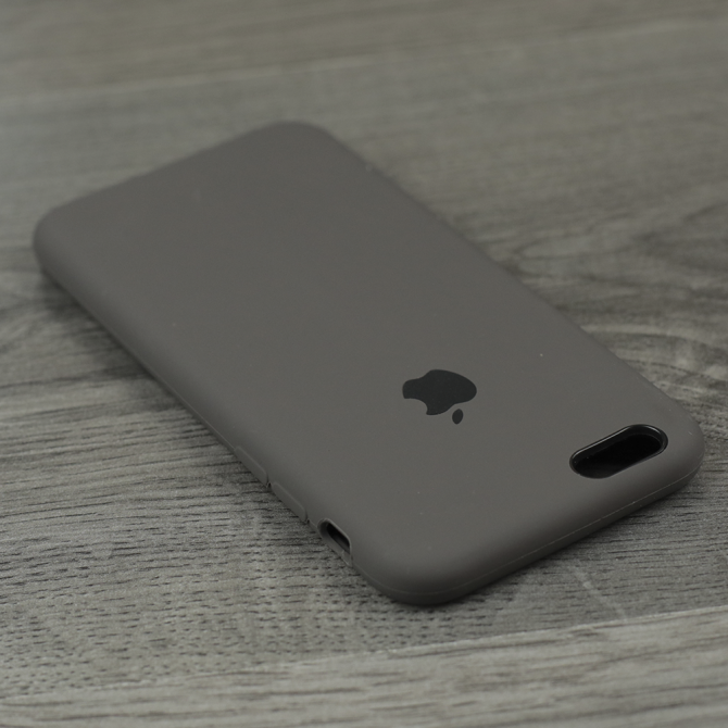 Чохол силіконовий для iPhone 6/6s Plus Кавовий-4