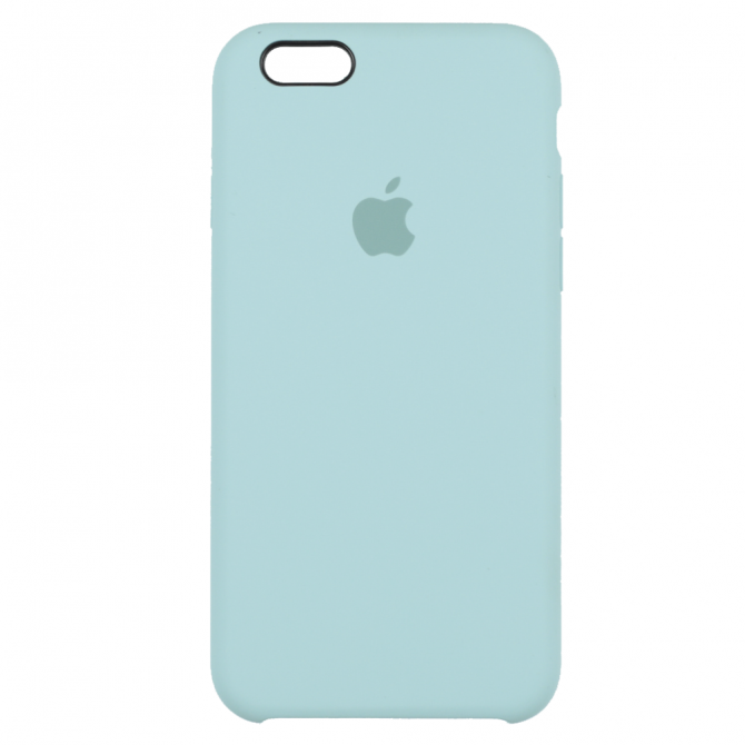 Чохол силіконовий для iPhone 6/6s Plus Мінтоловий-1