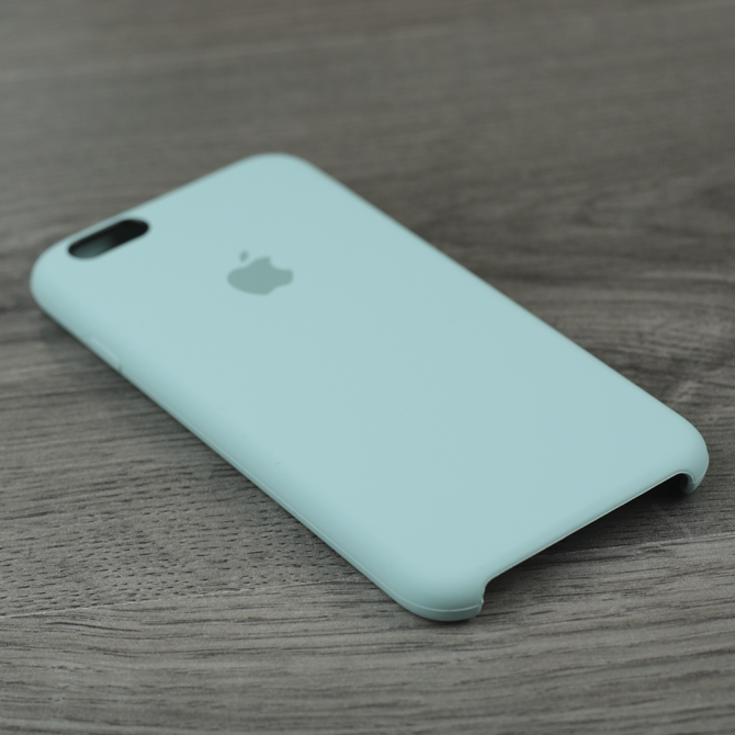 Чохол силіконовий для iPhone 6/6s Plus Мінтоловий-3