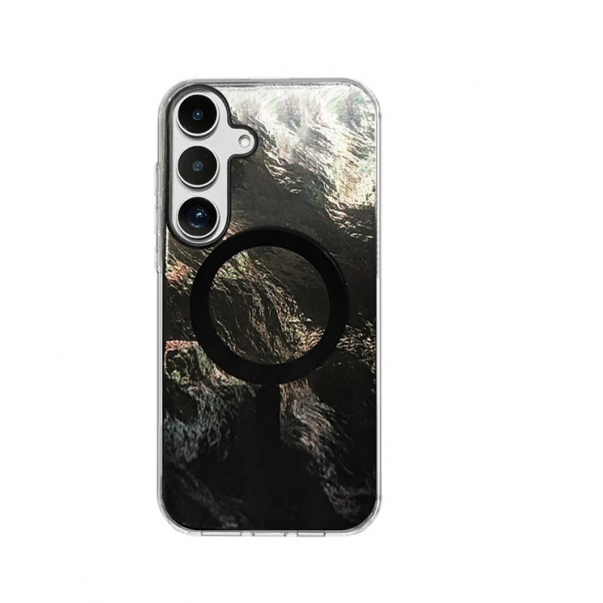 Чохол TPU Shiny Mountain (MagFit) для Samsung Galaxy S24 Black