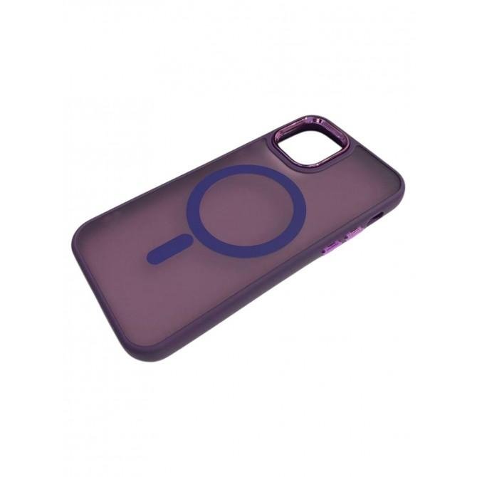 Чехол Pjur with Magsafe for iPhone 13 Dark Purple-3