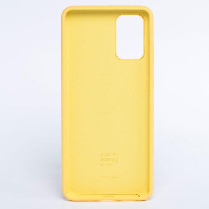 Чехол Original Soft Case Samsung G985 Galaxy S20 Plus Жолтый FULL-1