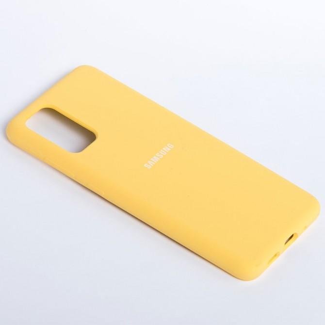 Чехол Original Soft Case Samsung G985 Galaxy S20 Plus Жолтый FULL-3