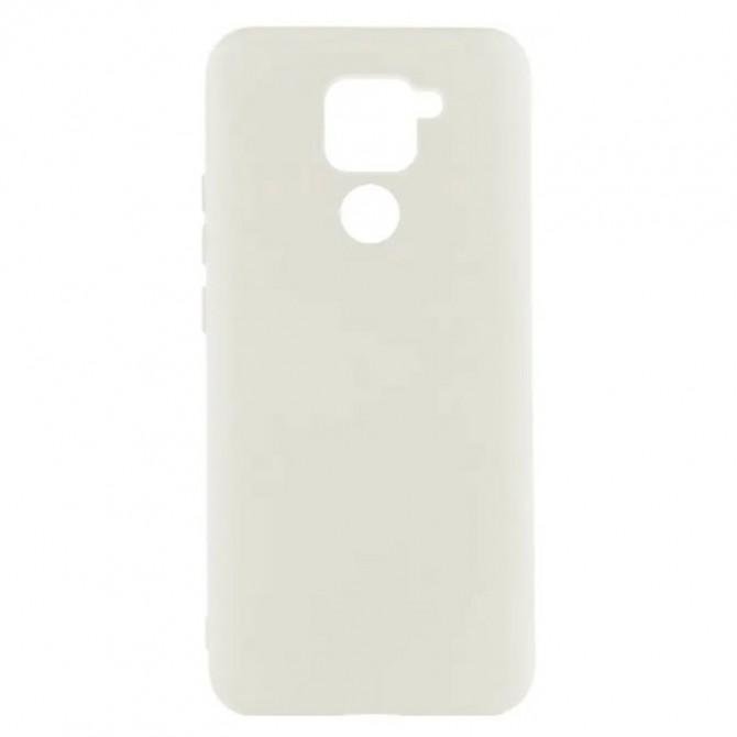 Чохол силіконовий Soft для Xiaomi Redmi Note 9/Redmi 10X Білий FULL