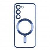 Силиконовый чехол SHINING with MagSafe для Samsung Galaxy S24 Blue