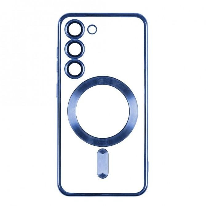 Силиконовый чехол SHINING with MagSafe для Samsung Galaxy S24 Blue