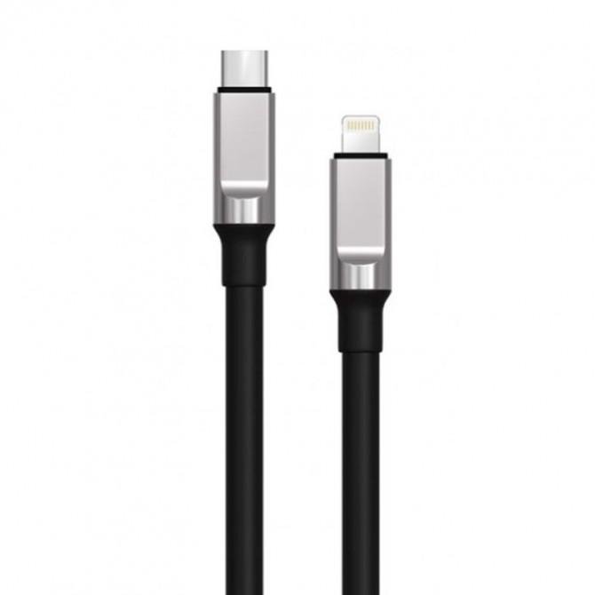 USB Кабель WALKER C915 Type-C to Lightning Black