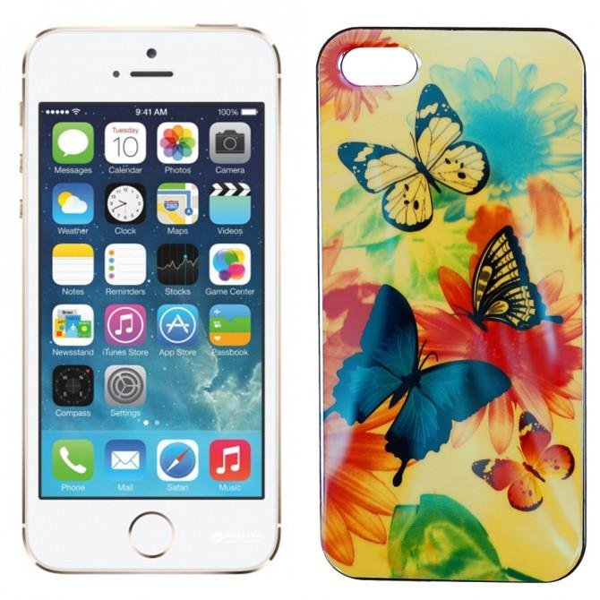 Чехол U-Like Picture series для iPhone 5/5S/SE Butterfly