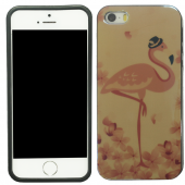 Чехол U-Like Picture series для iPhone 5/5S/SE Flamingo