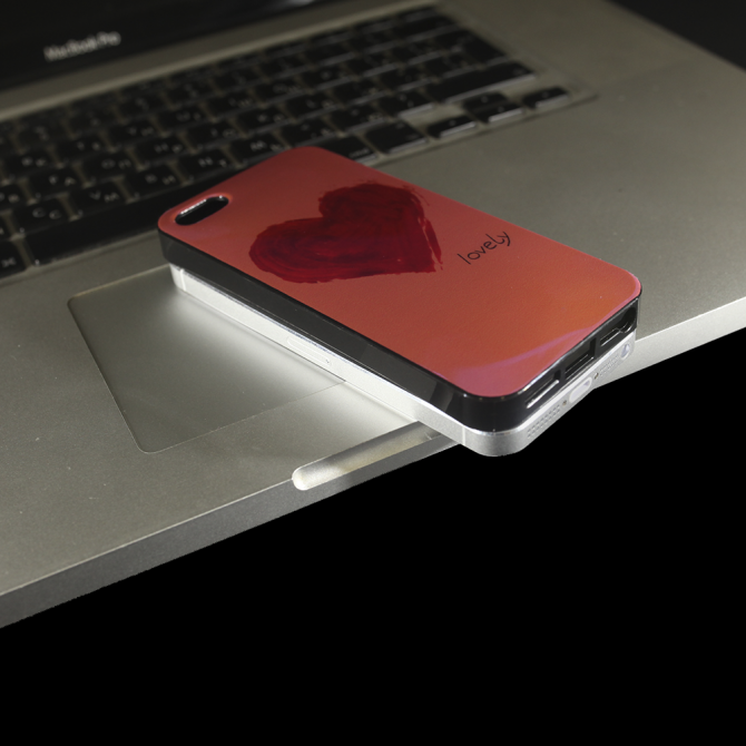 Чехол U-Like Picture series для iPhone 5/5S/SE Heart Pink-3