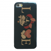 Чехол U-Like Picture series для iPhone 5/5S/SE Love Black