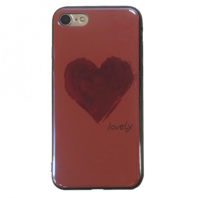 Чехол U-Like Picture series для iPhone 7/8 Heart Pink-1
