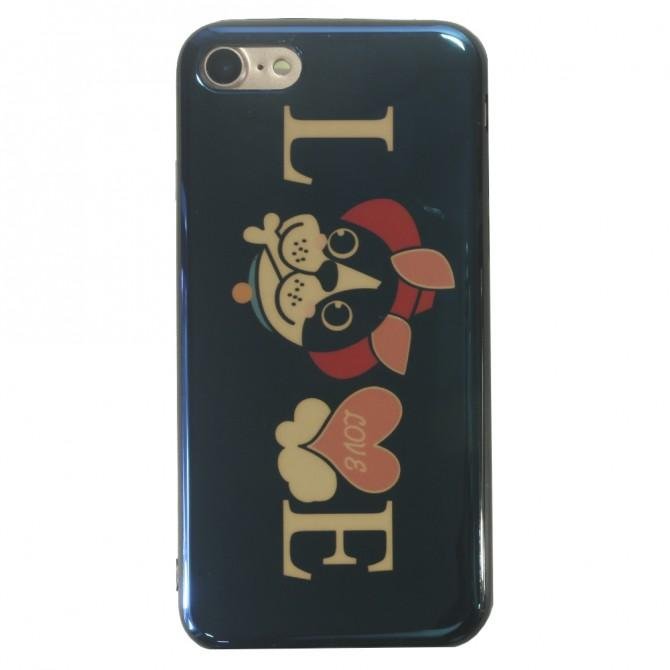 Чехол U-Like Picture series для iPhone 7/8 Love Black-1