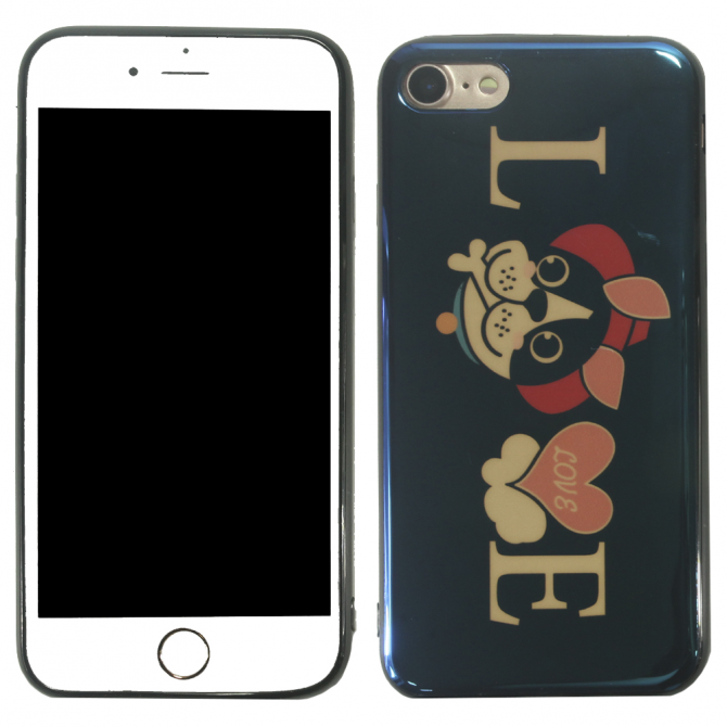 Чехол U-Like Picture series для iPhone 7/8 Love Black