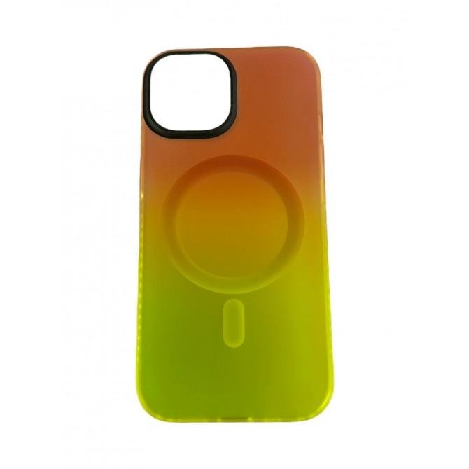Чохол Gamma case with MagSafe for iPhone 15 Yellow-1