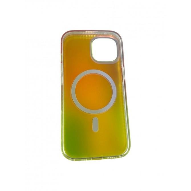 Чохол Gamma case with MagSafe for iPhone 15 Yellow-2