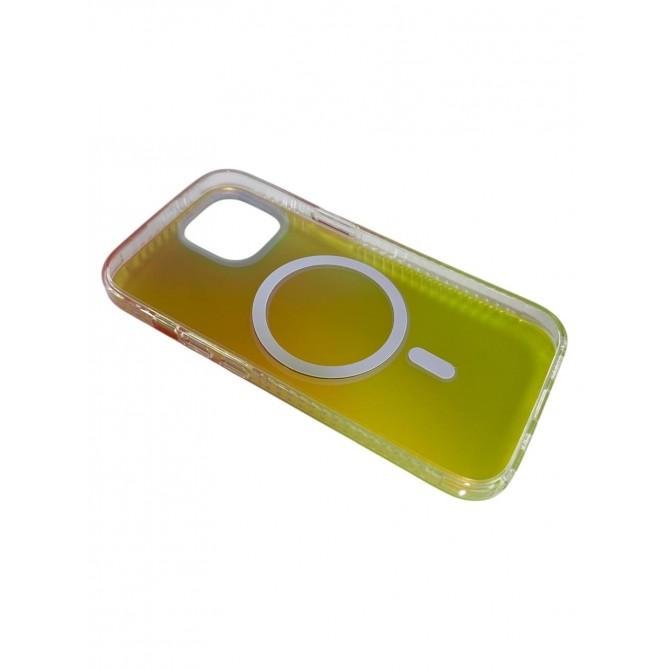 Чохол Gamma case with MagSafe for iPhone 15 Yellow-4