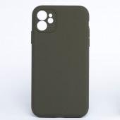 Чехол Оригинальный силиконовый чехол для iPhone 11 Пастельно Зеленый FULL