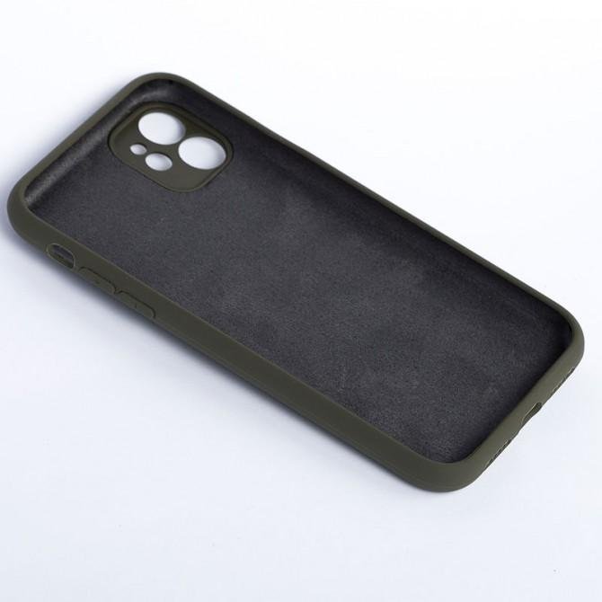 Чехол Оригинальный силиконовый чехол для iPhone 11 Пастельно Зеленый FULL-2