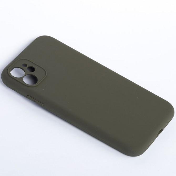 Чехол Оригинальный силиконовый чехол для iPhone 11 Пастельно Зеленый FULL-3