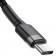 Кабель Baseus Cafule Type-C/Type-C 60W (CATKLF-G1) Black/Grey 1m