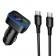 Автомобильное ЗУ 2USB+Type-C Hoco Z63A Barry PD42W+QC3.0 Black + Cable Type-C to Type-C