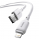 Кабель USB Baseus Silky Series Lightning 2.4A (P1037770) White 1m