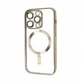 Силиконовый чехол SHINING with MagSafe для iPhone 12 Pro Max Золотой Силиконовый чехол SHINING with MagSafe для iPhone 12 Pro Max Золотой