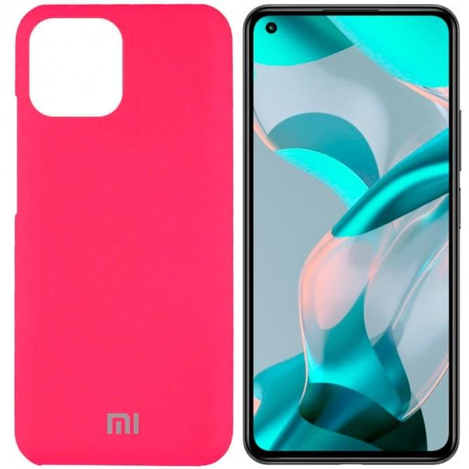 Original Soft Case Xiaomi Mi 11 Lite Яскраво Рожевий FULL-2