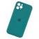 Оригинальный силиконовый чехол для iPhone 11 Pro Max Хвойно Зеленый FULL (with camera protection)
